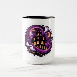 Caneca Halloween Spooky Ghosts & Pumpkins