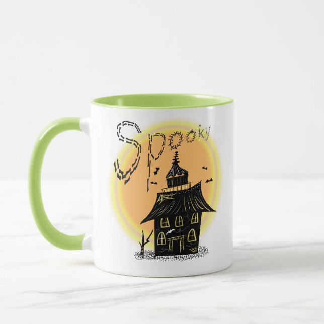 Caneca Halloween Spooky Neon Mug (Esquerda)