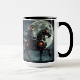 Caneca Halloween Steampunk Cavaleiro Sem Cabeça