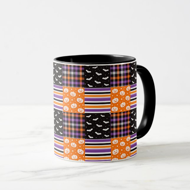 Caneca Halloween Textures (Frente Esquerda)