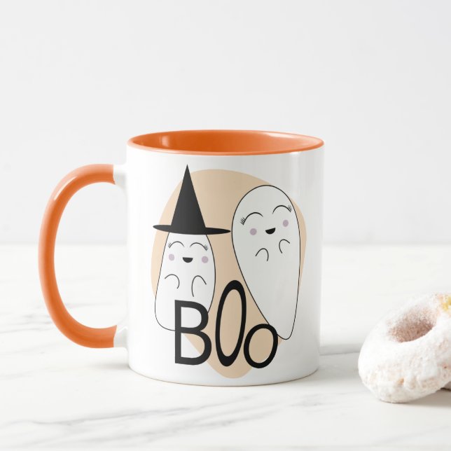 Caneca Halloween Themed l Ghosts Boo (Com Donut)
