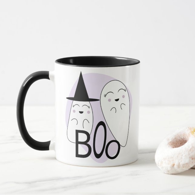 Caneca Halloween Themed l Ghosts Boo (Com Donut)