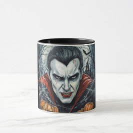 Caneca Halloween, Vampiro Sedento, Campo de Abóboras