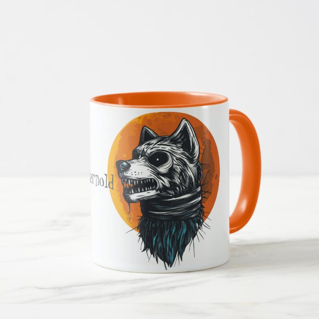 Caneca Halloween Werewolf (Frente Esquerda)