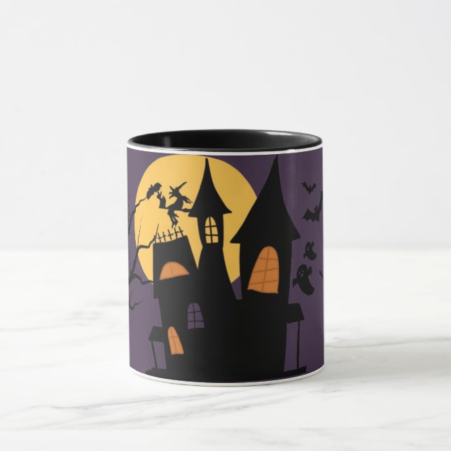 Caneca Halloween Witch Castle Mug - Cena da Noite Mágica (Centro)