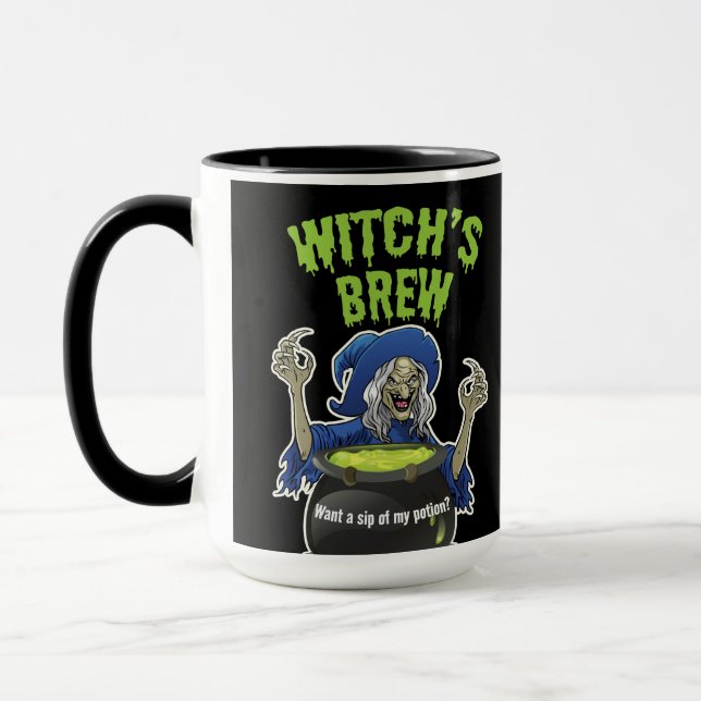 Caneca Halloween "Witch's Brew" (Esquerda)