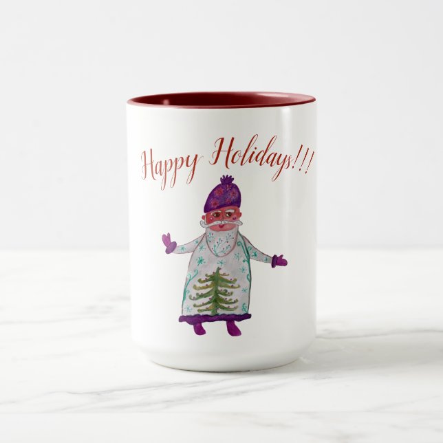 Caneca Hally Holidays Santa Claus Mug (Centro)