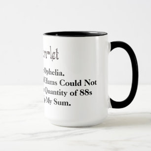 Caneca Ham Radio Hamlet Ophelia Love Cote Mug
