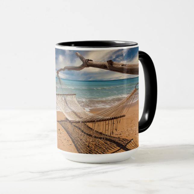 Caneca Hammock na costa (Frente Esquerda)