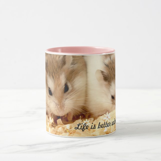 Caneca Hammyville - Dois Hamsters Cute (Centro)
