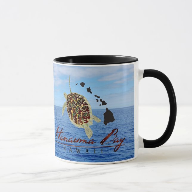 Caneca Hanauma Bay Hawaii Turtle e Ilhas Hawaii (Direita)