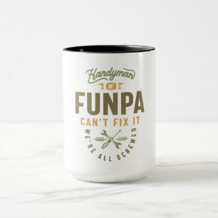 Caneca Handyman - Se Funpa não consegue consertar Pai e v