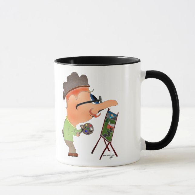 Caneca HANDzYMANS.NHOJ - Artista (Direita)