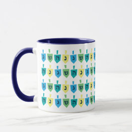 Caneca Hanukkah Dreidel Party Mug