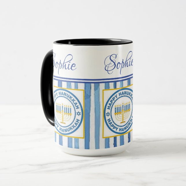 Caneca Hanukkah Mug (Frente Esquerda)