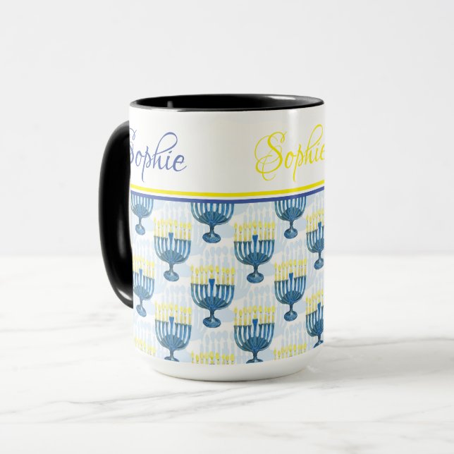 Caneca Hanukkah Mug (Frente Esquerda)