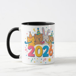 Caneca Happy 2026 Animal Mug