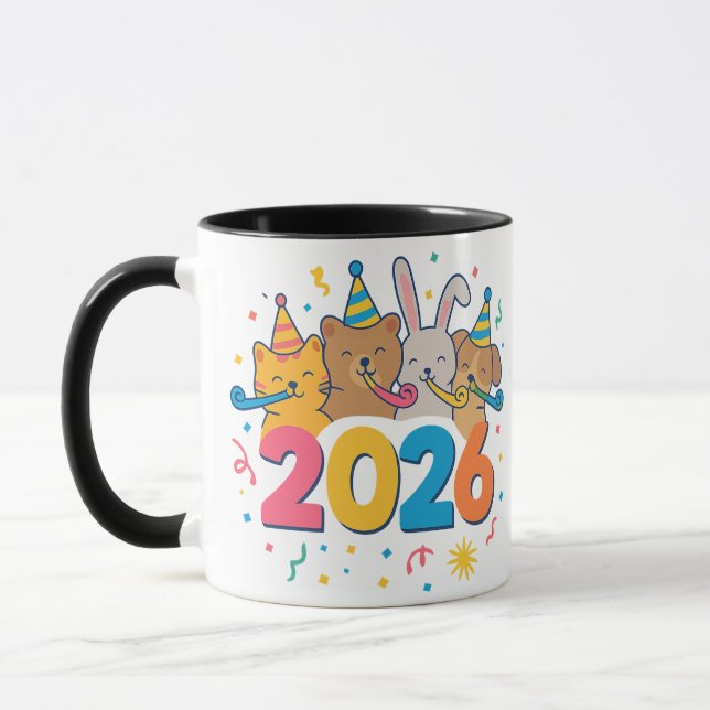Caneca Happy 2026 Animal Mug (Esquerda)