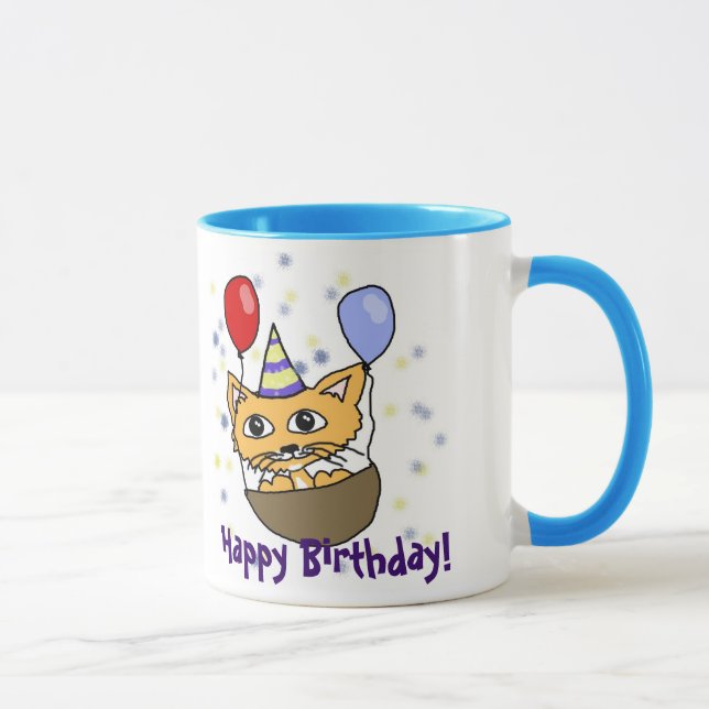 Caneca Happy Birthday (Direita)