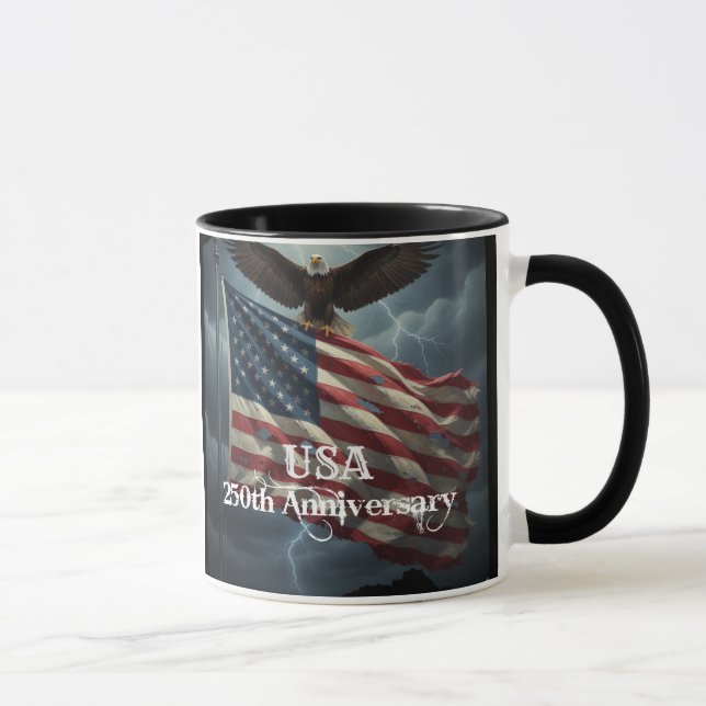 Caneca  Happy Birthday America 250th (Direita)