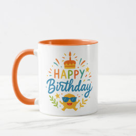 Caneca Happy Birthday | Cute Sunshine Combo Mug