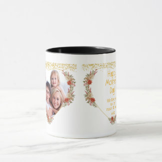 Caneca Happy Birthday Mothers Day Gift Family Photo Mug