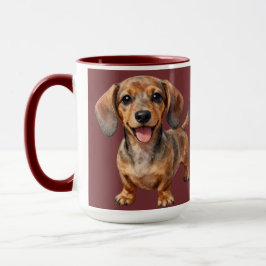 Caneca Happy Dachshund Puppy