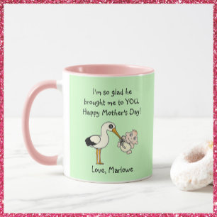 Caneca Happy Dia de as mães Stork Mug