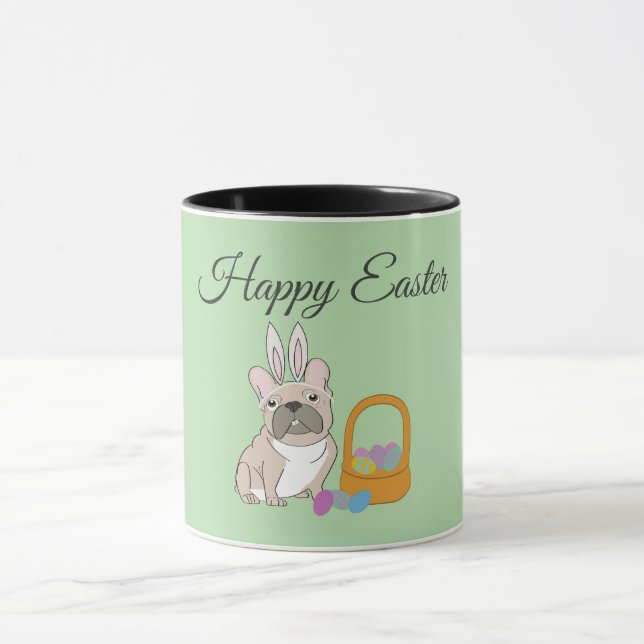 Caneca Happy Easter, dog (Centro)