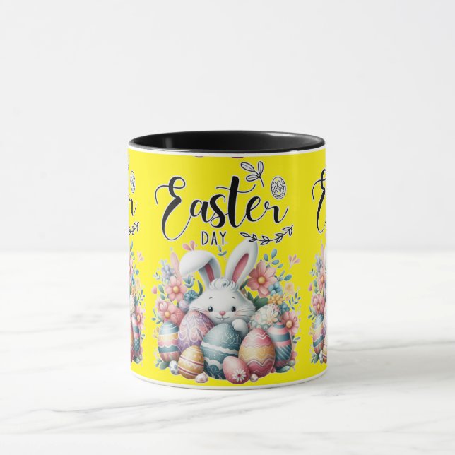 Caneca Happy Easter, enjoy with your family (Centro)