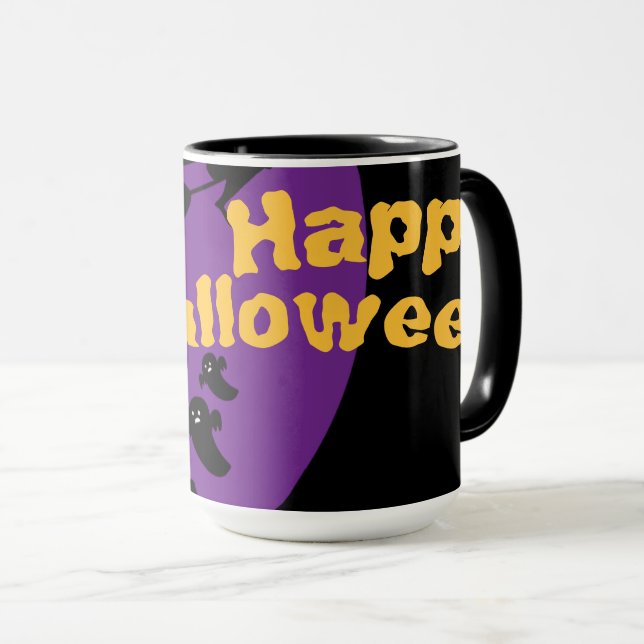 Caneca Happy Halloween Mug (Frente Esquerda)