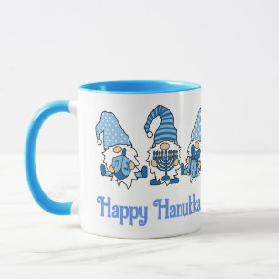 Caneca Happy Hanukkah Holiday Gnomo