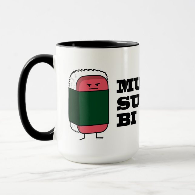 Caneca Happy Hawaiian Musubi Sushi Nori (Esquerda)