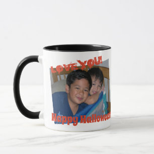 Caneca Happy Holloween Black Orange 1 Foto