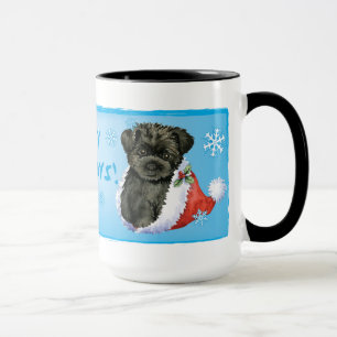 Caneca Happy Howliday Affenpinscher