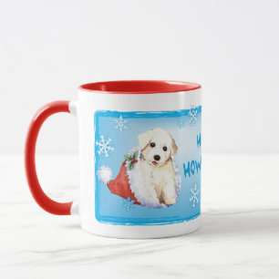 Caneca Happy Howlidays Bichon Mug