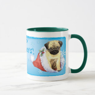Caneca Happy Howlidays Pug