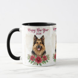 Caneca Happy New Year 2026 Dog Lover Mug