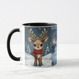 Caneca happy new year 2026 winter candle mug