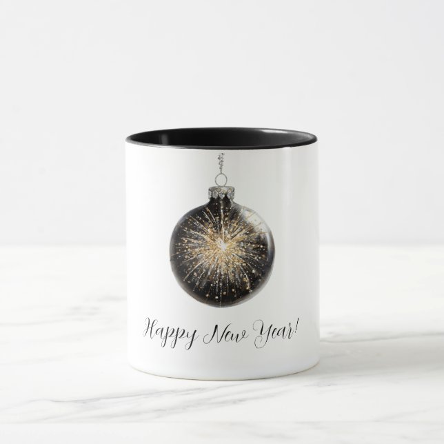 Caneca Happy New Year Fireworks Ball (Centro)