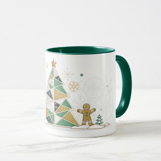 Caneca Happy New Year Typography Celebration (Frente Esquerda)