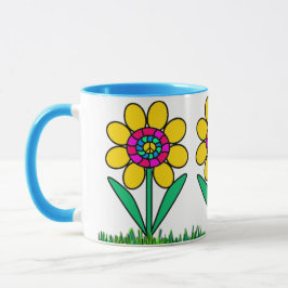 Caneca Happy Peace Daisies Mug