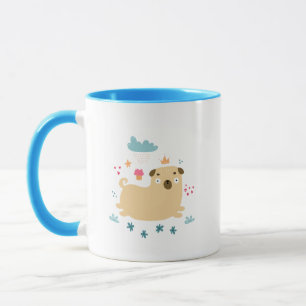 Caneca Happy Puggy Mug