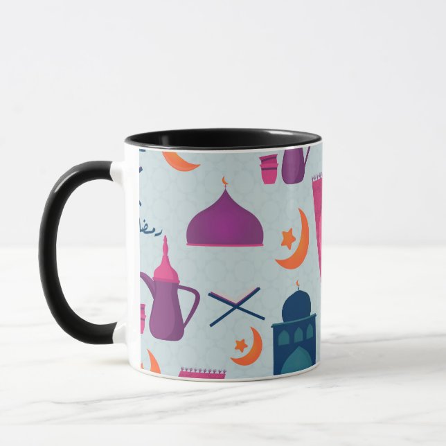 Caneca Happy Ramadan Pattern (Esquerda)