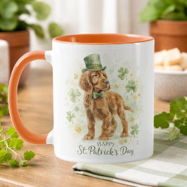 Caneca Happy St. Patrick’s Day Irish Setter