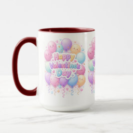 Caneca Happy Valentine’s Day Mug – Cute Love Gift