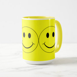 Caneca Happy Yellow Faces Big Mug