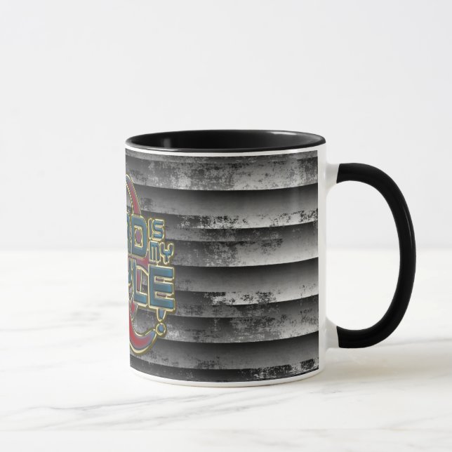 Caneca HardI s meu estilo - hardstyle Dourado do esboço (Direita)