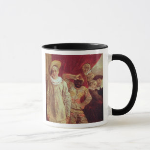 Caneca Harlequin, Pierrot e Scapin, atores de COM