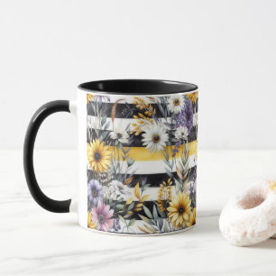 Caneca Harmonia Floral Striped